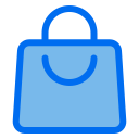 external bag-user-interface-creatype-blue-field-colourcreatype icon
