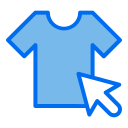 external clothes-e-commerce-creatype-blue-field-colourcreatype-2 icon