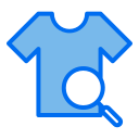 external clothes-e-commerce-creatype-blue-field-colourcreatype icon