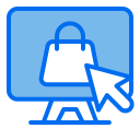 external computer-e-commerce-creatype-blue-field-colourcreatype icon
