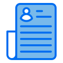 external cv-office-and-business-creatype-blue-field-colourcreatype icon