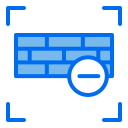 external firewall-internet-and-security-creatype-blue-field-colourcreatype icon