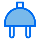 external plug-user-interface-creatype-blue-field-colourcreatype icon