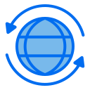 external search-internet-and-security-creatype-blue-field-colourcreatype icon