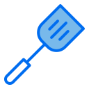 external spatula-cooking-and-kitchen-creatype-blue-field-colourcreatype icon