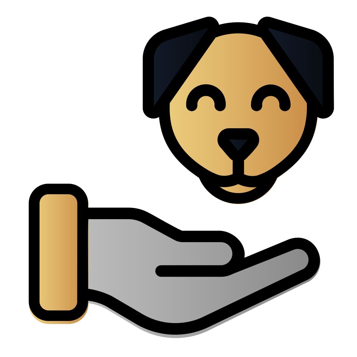 dog adoption icon