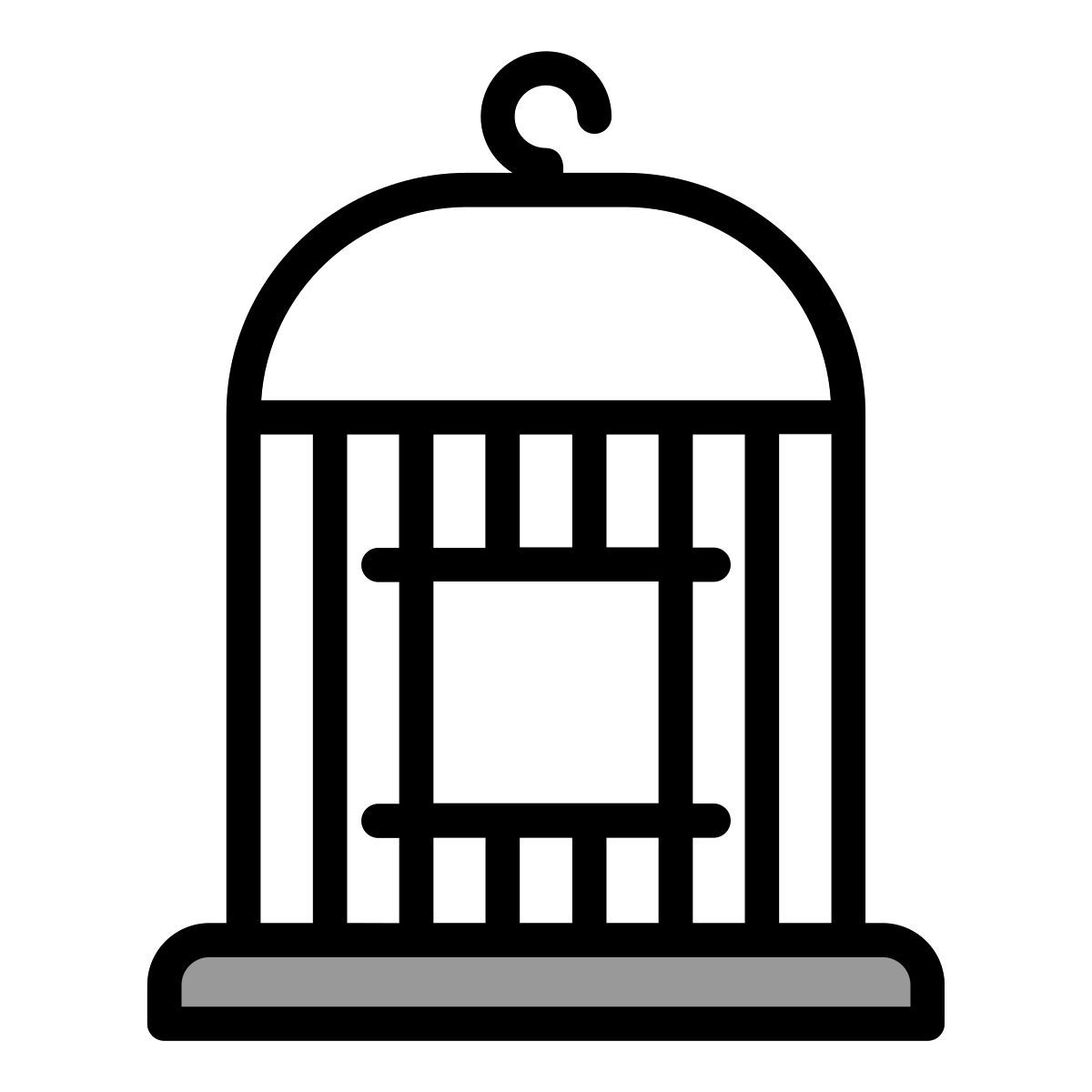 gabbia per uccelli icon