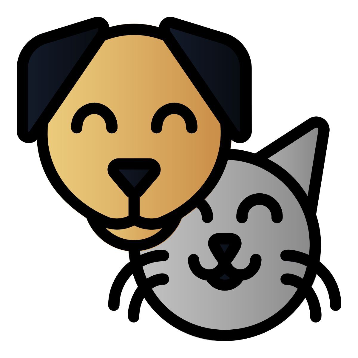 cat and dog icon