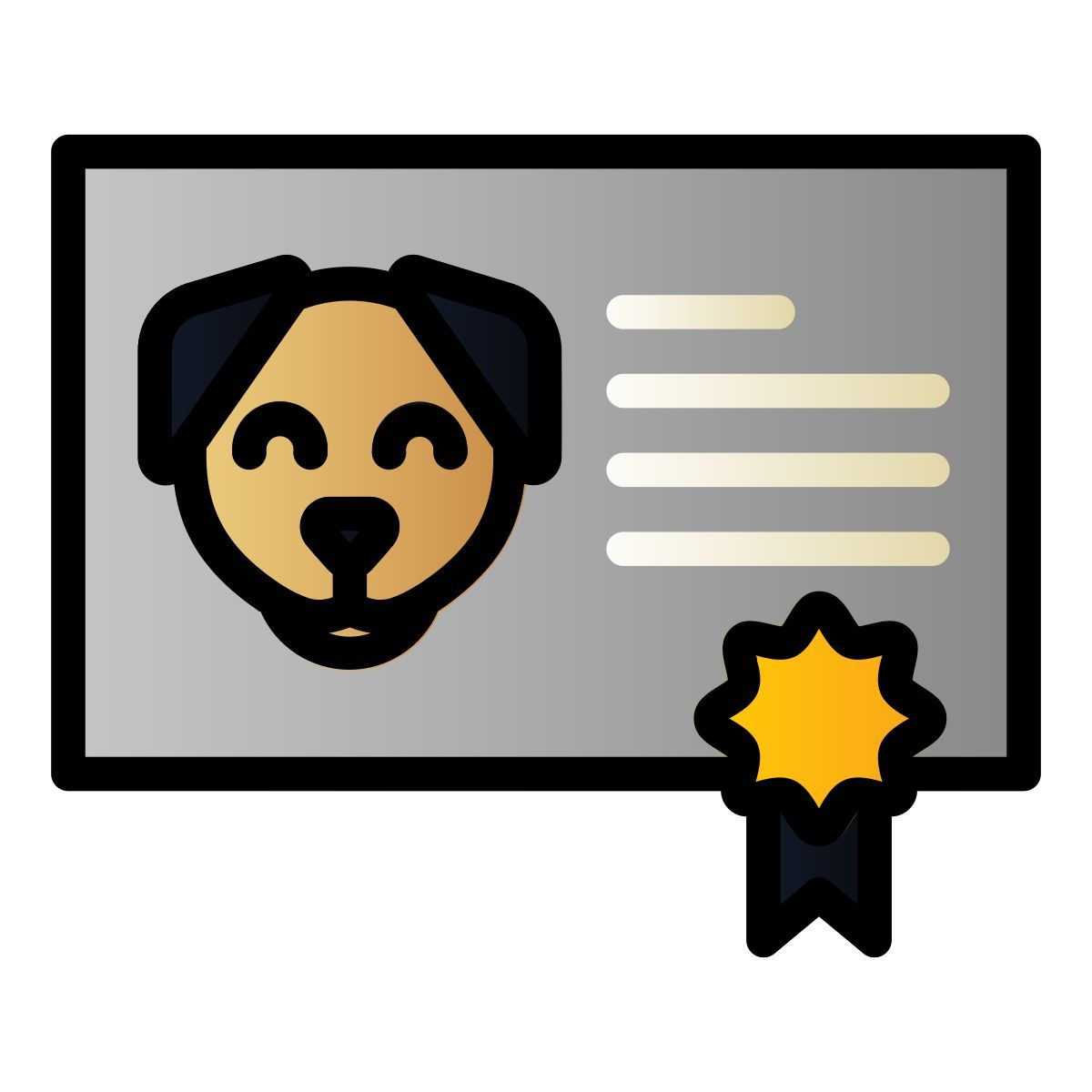 vaccine certificate icon