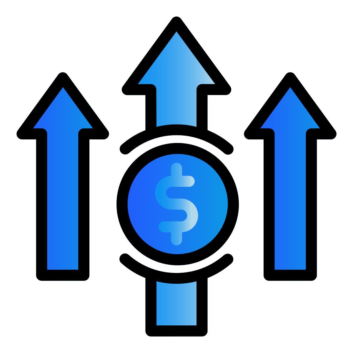 profit growth icon