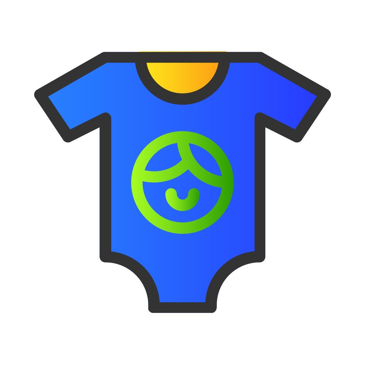 baby clothes icon