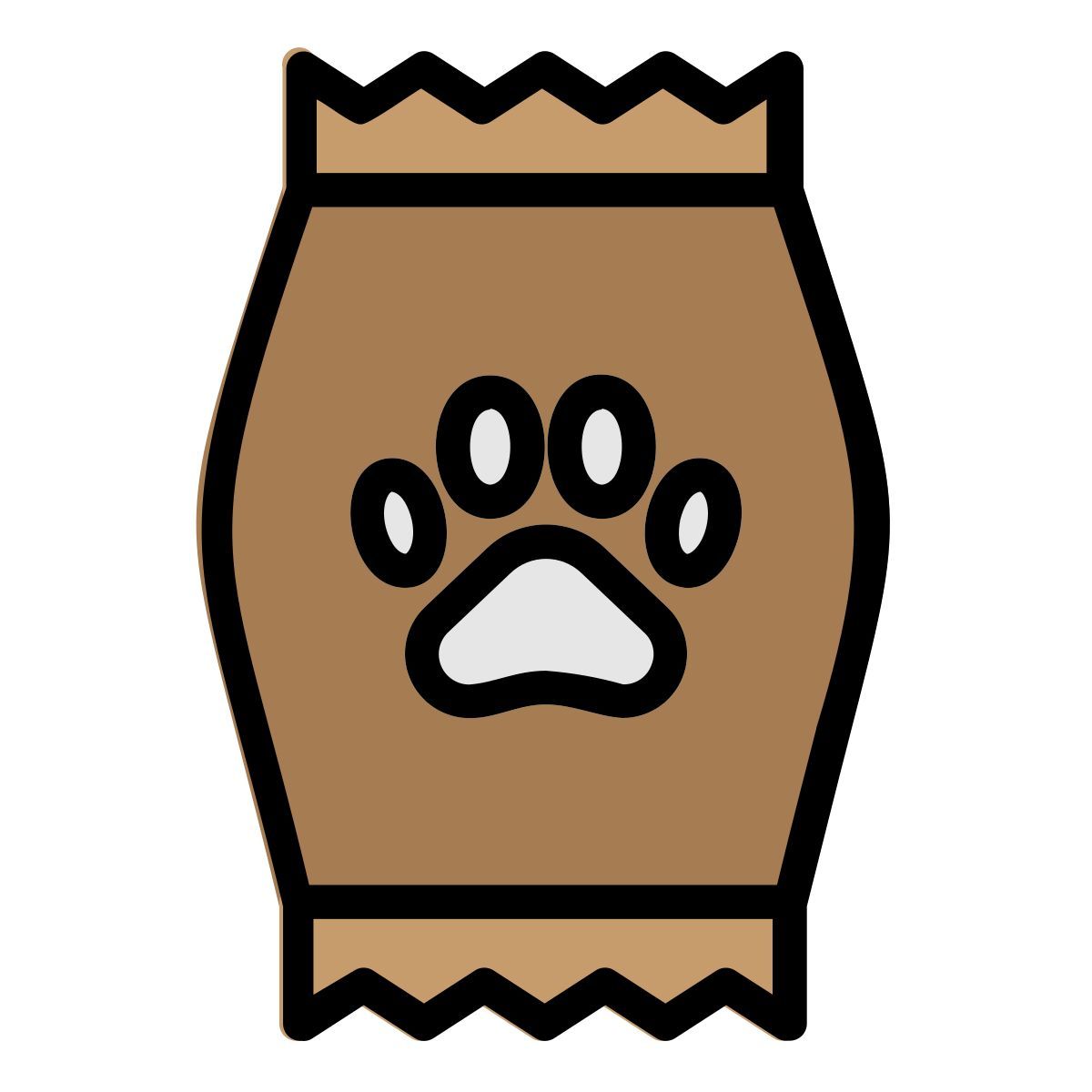 pet food bag icon