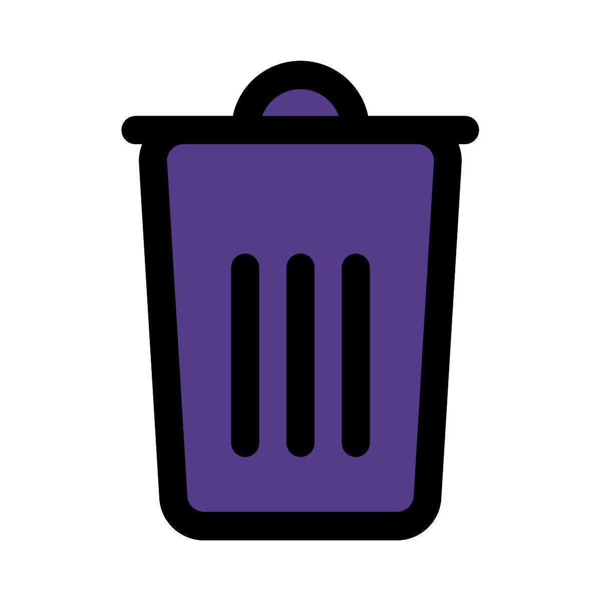 trash bin icon