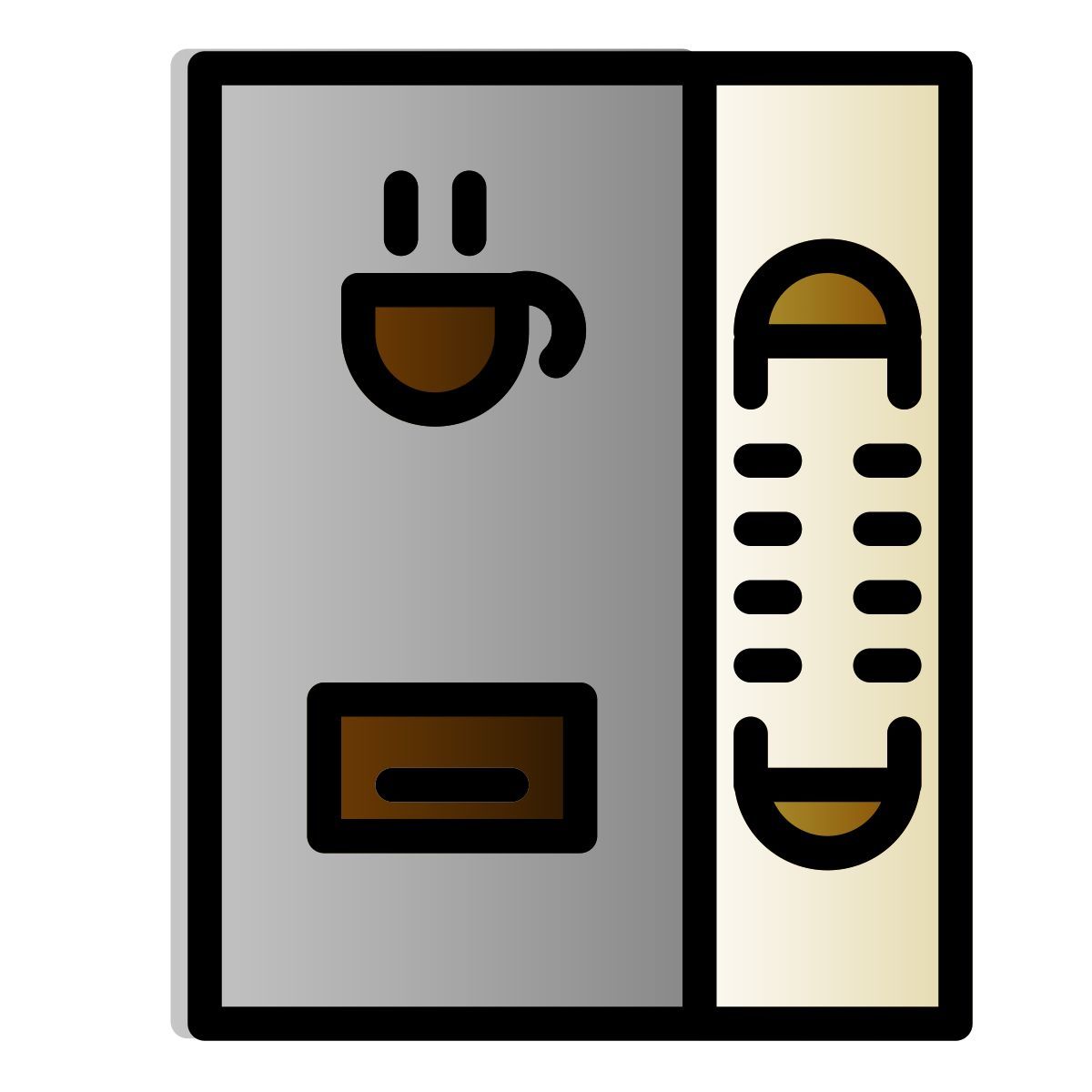 coffee vending machine icon