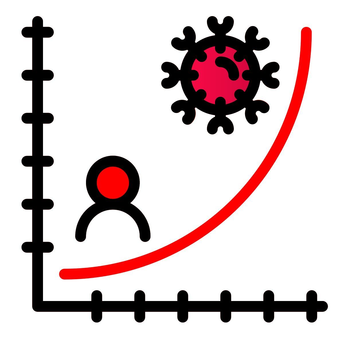 covid statistics icon
