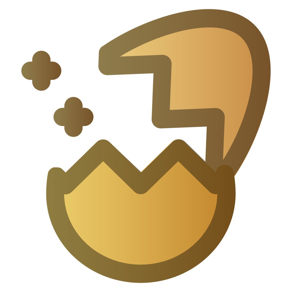 cracked egg icon