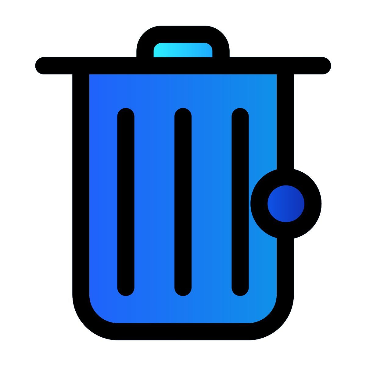 trash bin icon