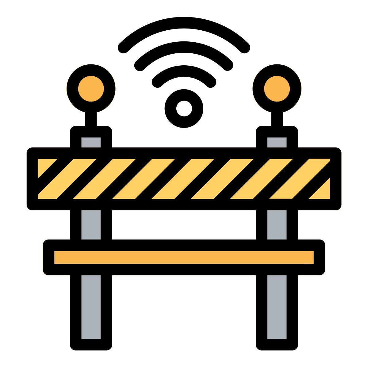 road barrier icon