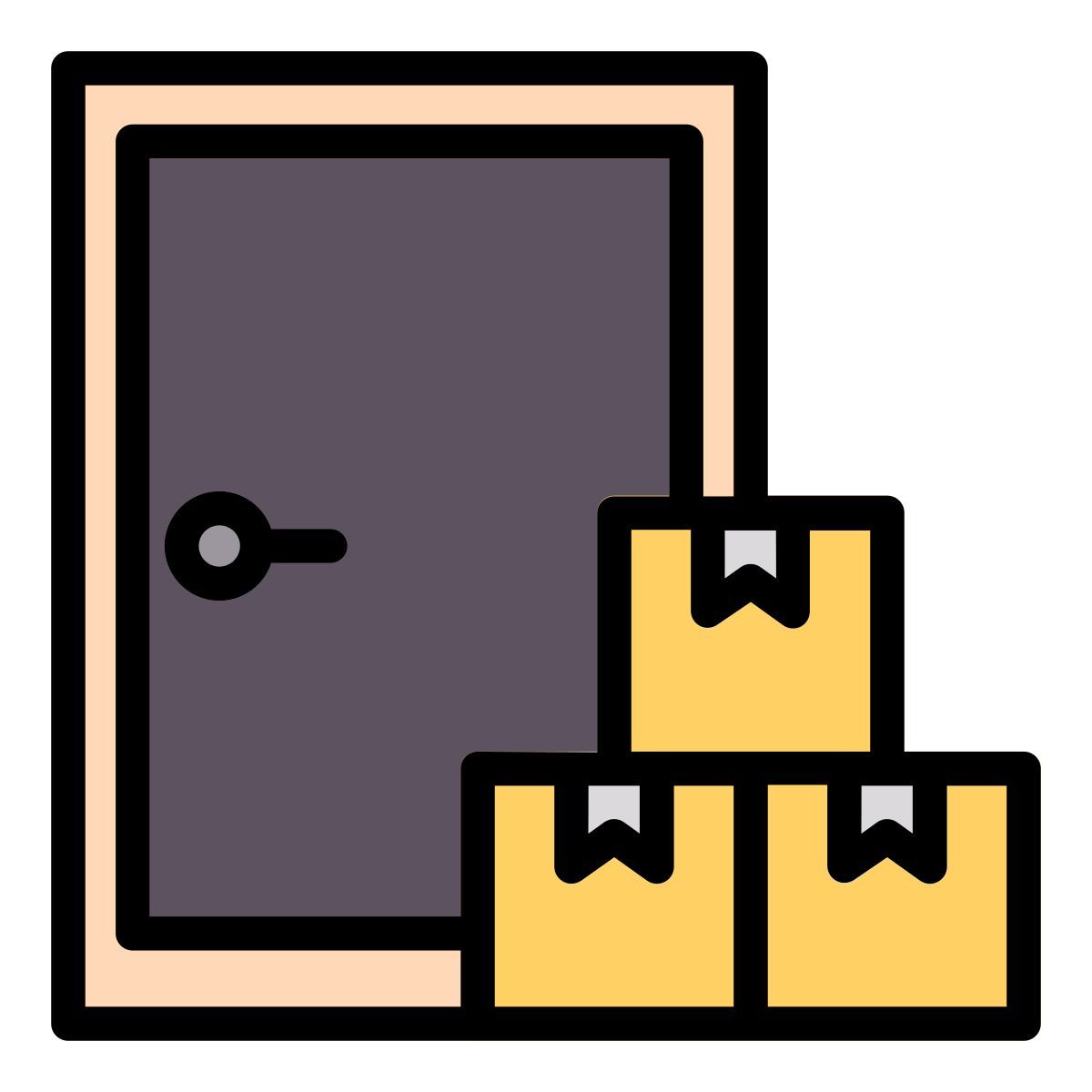 door to door delivery icon