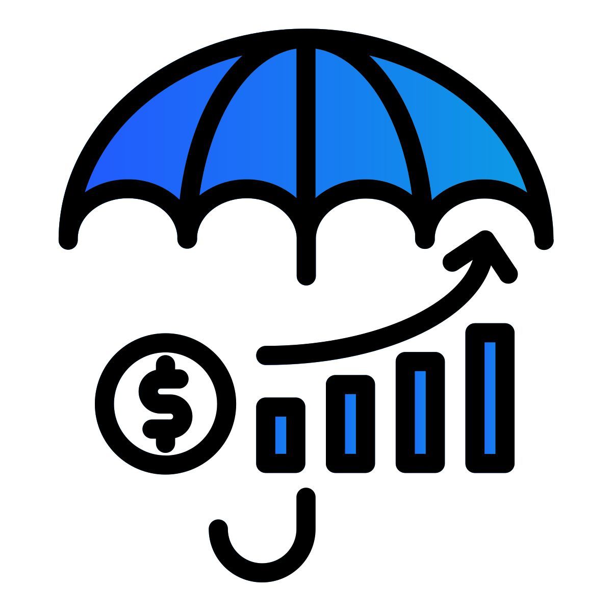 financial growth icon