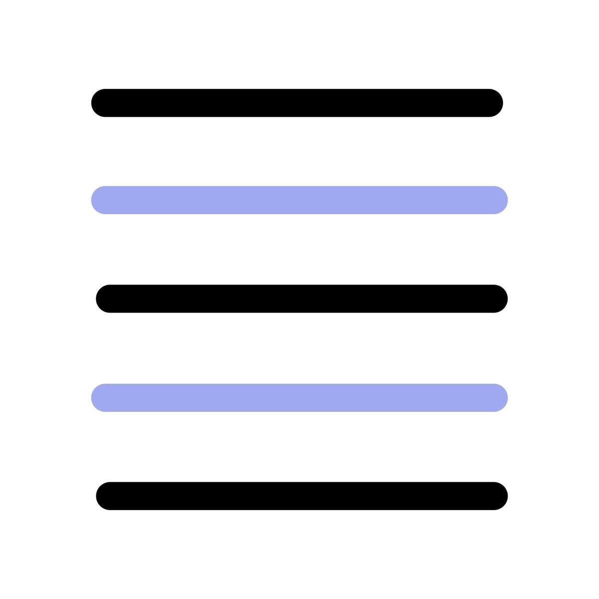 hamburger menu icon