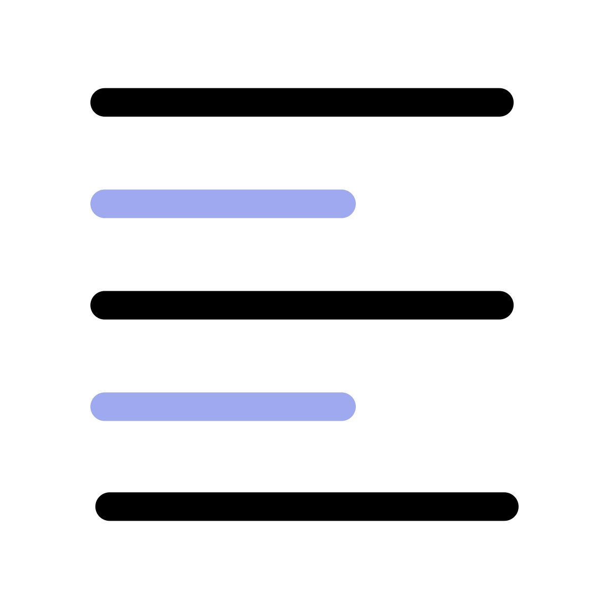 hamburger menu icon