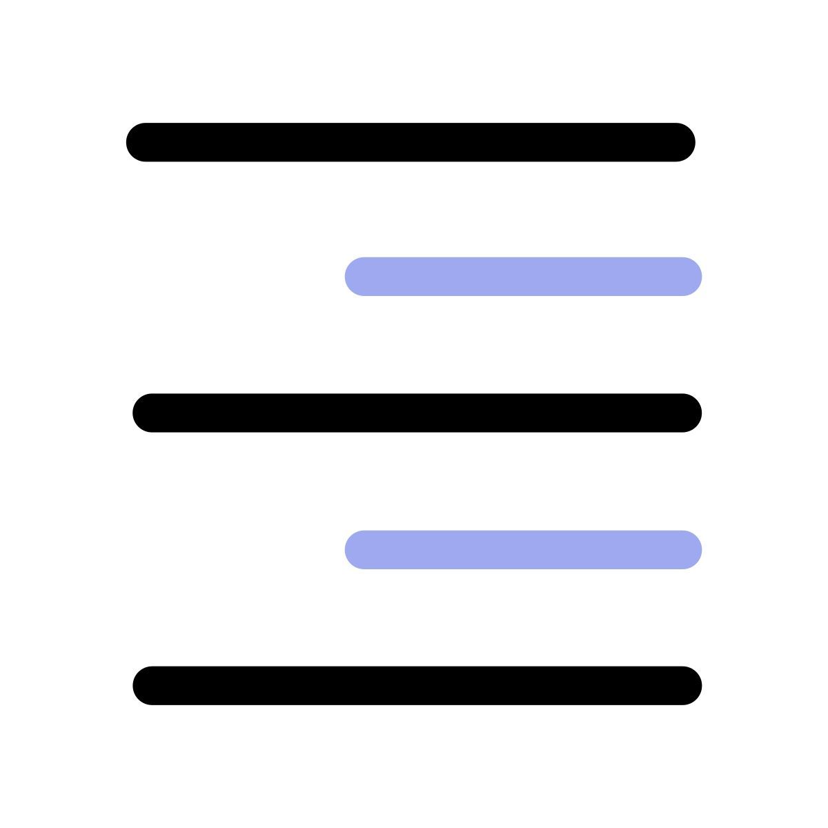 hamburger menu icon
