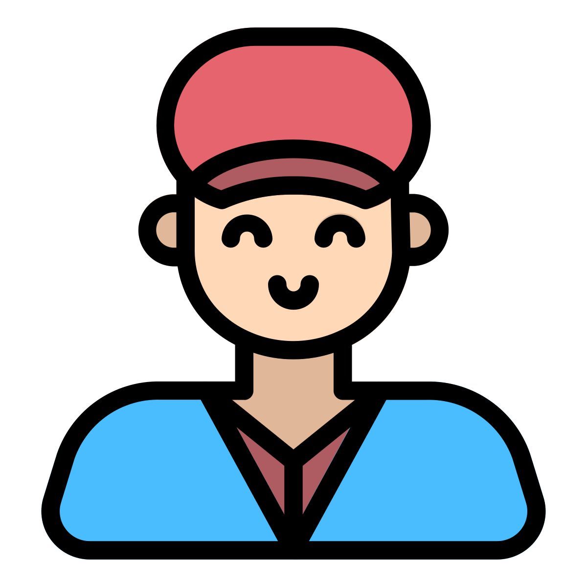 delivery man icon