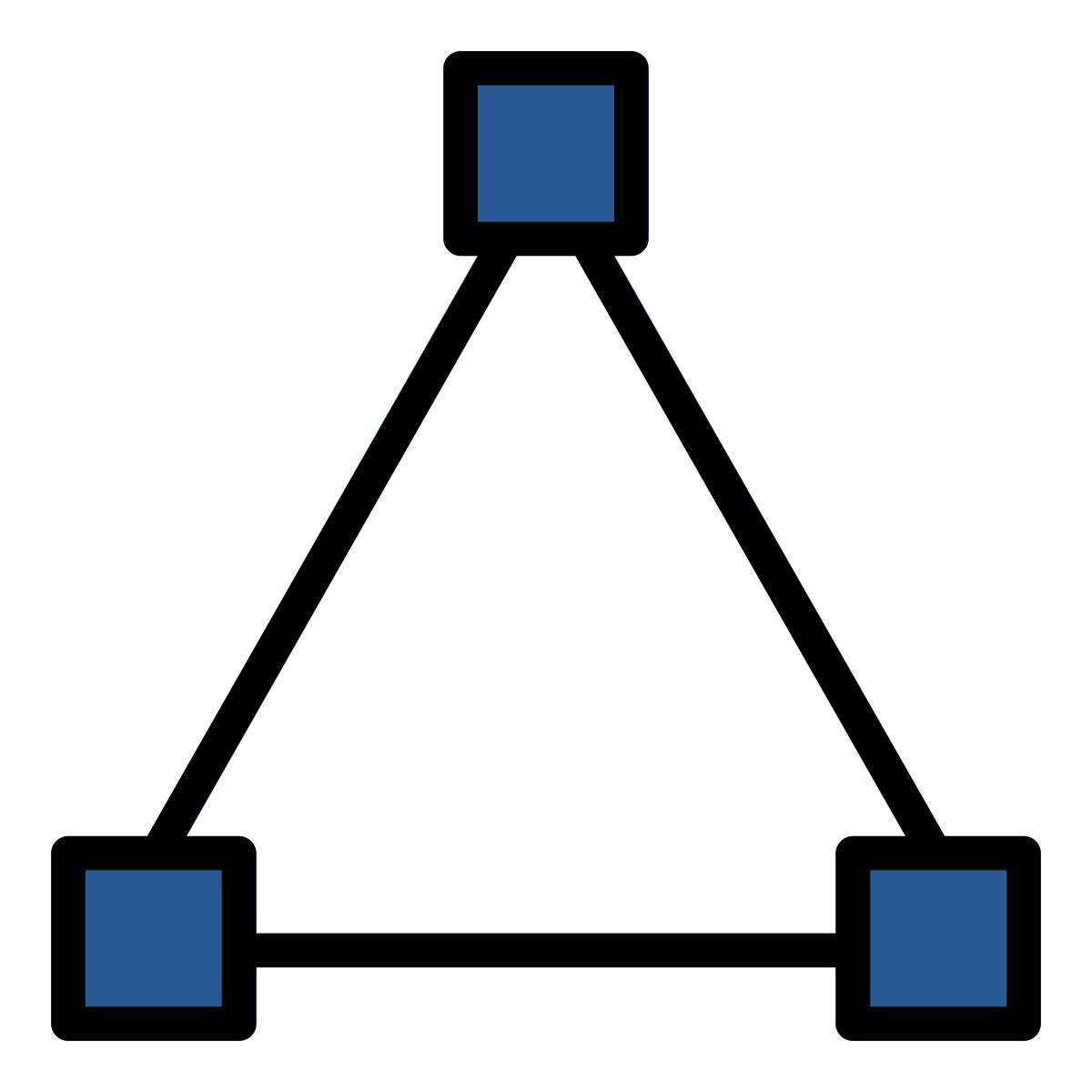 벡터 삼각형 icon