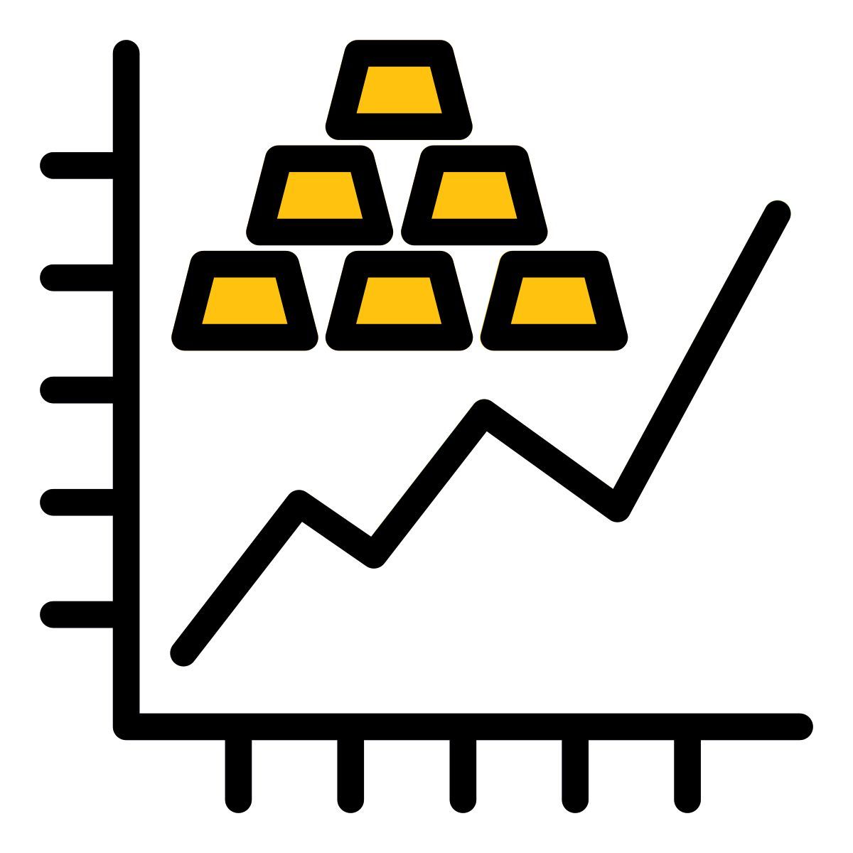 financial statistics icon