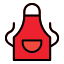 external apron-cooking-and-kitchen-creatype-filed-outline-colourcreatype icon
