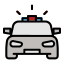 external car-crime-and-law-creatype-filed-outline-colourcreatype icon