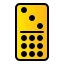 external casino-domino-dot-creatype-filed-outline-colourcreatype icon