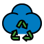 external cloud-ecology-recycling-filed-outline-creatype-filed-outline-colourcreatype icon