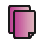 external copy-text-editing-creatype-filed-outline-colourcreatype icon