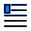 external list-music-and-multimedia-creatype-filed-outline-colourcreatype icon