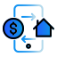external money-marketing-realestate-creatype-filed-outline-colourcreatype icon
