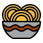 external noodles-morning-breakfast-filed-outline-creatype-filed-outline-colourcreatype icon