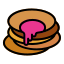 external pancakes-morning-breakfast-filed-outline-creatype-filed-outline-colourcreatype icon