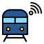 external train-internet-of-things-creatype-filed-outline-colourcreatype icon