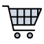 external trolley-e-commerce-creatype-filed-outline-colourcreatype icon