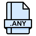 external any-cad-file-extension-creatype-filed-outline-colourcreatype icon