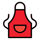 external apron-cooking-and-kitchen-creatype-filed-outline-colourcreatype icon