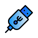 external cable-electonic-and-appliance-creatype-filed-outline-colourcreatype icon