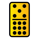 external casino-domino-dot-creatype-filed-outline-colourcreatype-5 icon