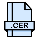 external cer-file-extension-web-format-file-creatype-filed-outline-colourcreatype icon