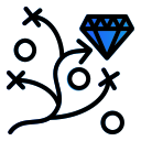 external diamond-business-and-finance-creatype-filed-outline-colourcreatype icon