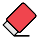 external eraser-tools-design-creatype-filed-outline-colourcreatype icon