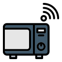 external microwave-internet-of-things-creatype-filed-outline-colourcreatype icon
