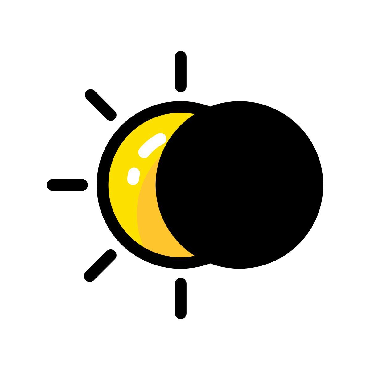 dark sun icon